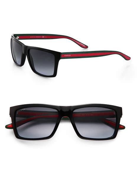 gucci mens sunglasses canada|Gucci 53mm rectangle sunglasses.